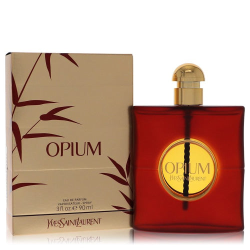 Opium by Yves Saint LaurentEau De Parfum Spray (New Packaging) 3 oz 3 oz / 90 ml / Alcohol, Amber, Woody, Aldehyde, Oils Women