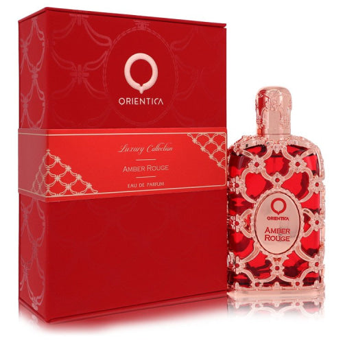 Orientica Amber Rouge by OrienticaEau De Parfum Spray (Unisex) 2.7 oz 2.7 oz / 80 ml / Alcohol, Amber, Woody, Aldehyde, Oils Unisex