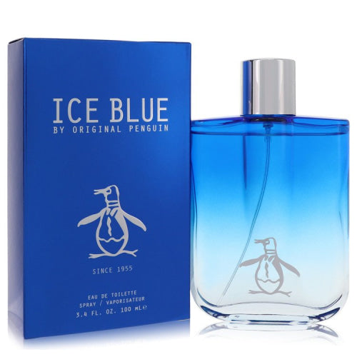 Original Penguin Ice Blue by Original PenguinEau De Toilette Spray 3.4 oz 3.4 oz / 100 ml / Alcohol, Amber, Woody, Aldehyde, Oils Men