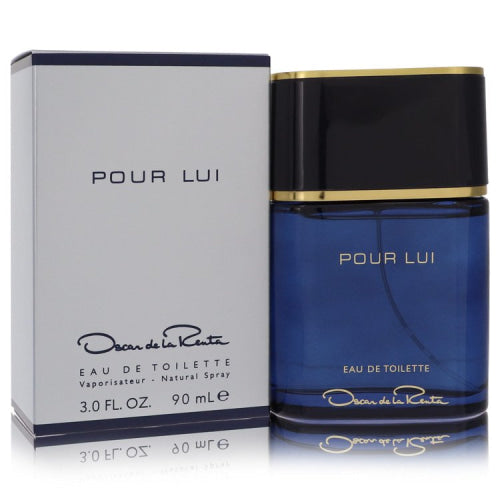 Oscar Pour Lui by Oscar de la RentaEau De Toilette Spray 3 oz 3 oz / 90 ml / Alcohol, Amber, Woody, Aldehyde, Oils Men