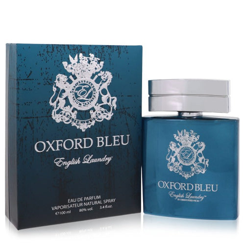 Oxford Bleu by English LaundryEau De Parfum Spray 3.4 oz 3.4 oz / 100 ml / Alcohol, Amber, Woody, Aldehyde, Oils Men
