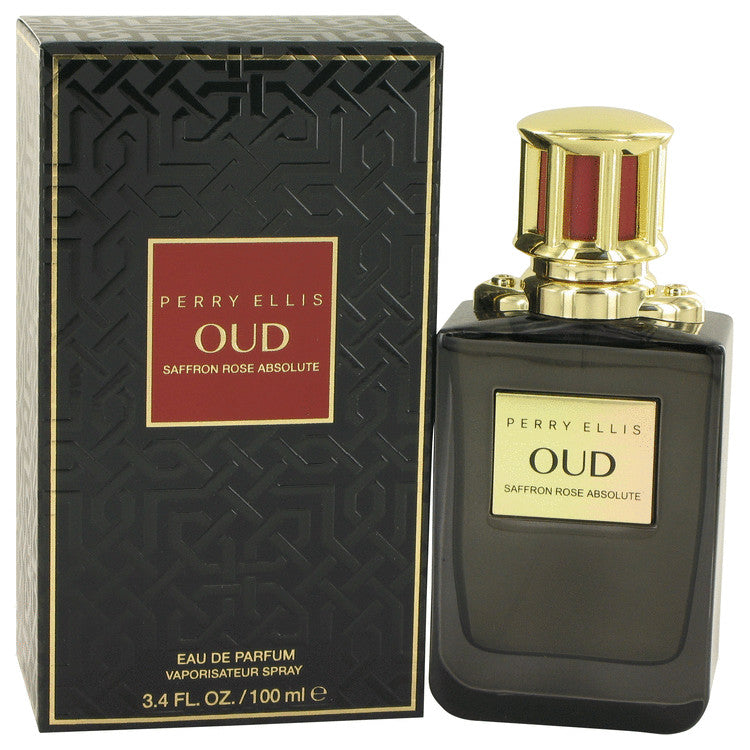 Perry Ellis Oud Saffron Rose Absolute by Perry Ellis - Eau De Parfum Spray 3.4 oz
