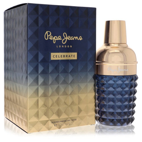 Pepe Jeans Celebrate by Pepe Jeans LondonEau De Parfum Spray 3.4 oz 3.4 oz / 100 ml / Alcohol, Amber, Woody, Aldehyde, Oils Men