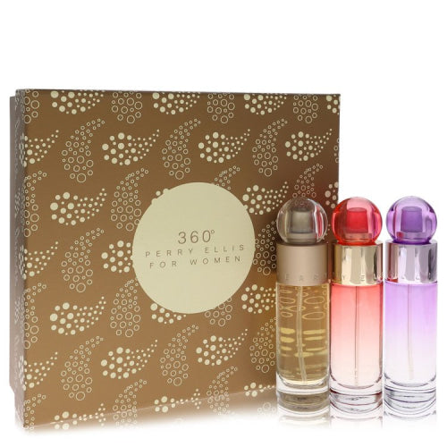 perry ellis 360 by Perry EllisGift Set -- 1 oz Perry Ellis 360 EDT Spray + 1 oz Perry Ellis 360 Coral EDP Spray + 1 oz Perry Ellis 360