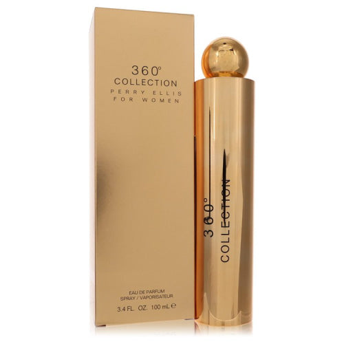 Perry Ellis 360 Collection by Perry EllisEau De Parfum Spray 3.4 oz 3.4 oz / 100 ml / Alcohol, Amber, Woody, Aldehyde, Oils Women