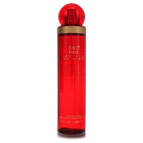 Perry Ellis 360 Red by Perry EllisBody Mist 8 oz 8 oz / 240 ml / Alcohol, Amber, Woody, Aldehyde, Oils Women