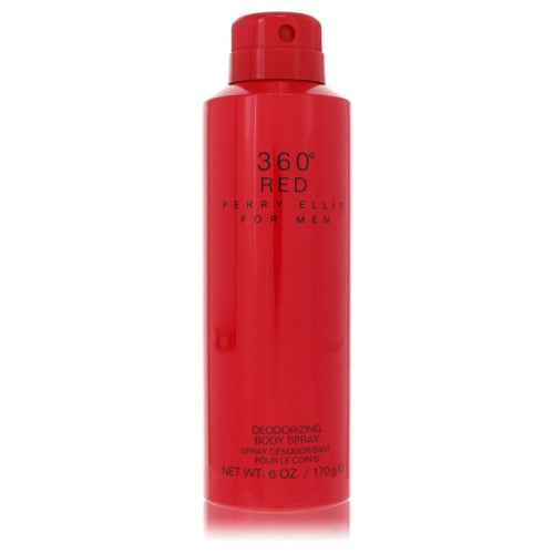 Perry Ellis 360 Red by Perry EllisBody Spray 6.8 oz 6.8 oz / 200 ml / Alcohol, Amber, Woody, Aldehyde, Oils Men