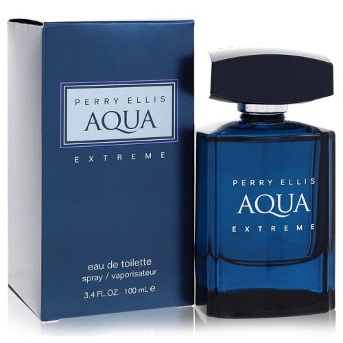 Perry Ellis Aqua Extreme by Perry EllisEau De Toilette Spray 3.4 oz 3.4 oz / 100 ml / Alcohol, Amber, Woody, Aldehyde, Oils Men