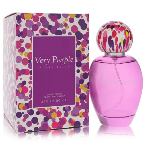 Perry Ellis Very Purple by Perry EllisEau De Parfum Spray 3.4 oz 3.4 oz / 100 ml / Alcohol, Amber, Woody, Aldehyde, Oils Women