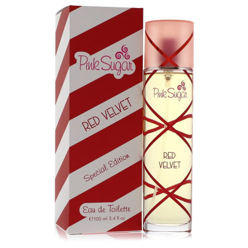 Pink Sugar Red Velvet by AquolinaEau De Toilette Spray 3.4 oz 3.4 oz / 100 ml / Alcohol, Amber, Woody, Aldehyde, Oils Women