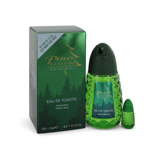 PINO SILVESTRE by Pino Silvestre Eau De Toilette Spray (New Packaging) with free.10 oz Travel size Mini 4.2 oz 4.2 oz Male