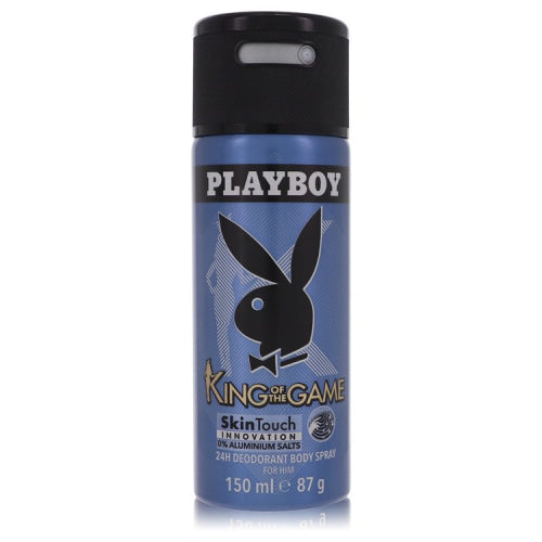 Playboy King of The Game by PlayboyDeodorant Spray 5 oz 5 oz / 150 ml / Alcohol, Amber, Woody, Aldehyde, Oils Men