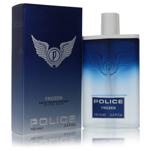 Police Frozen by Police ColognesEau De Toilette Spray 3.4 oz 3.4 oz / 100 ml / Alcohol, Amber, Woody, Aldehyde, Oils Men