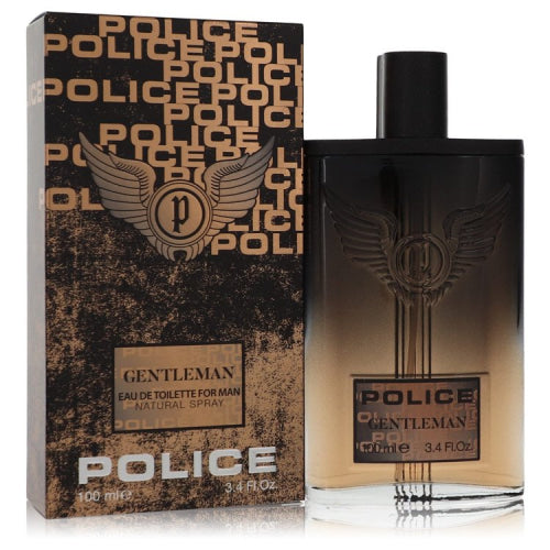 Police Gentleman by Police ColognesEau De Toilette Spray 3.4 oz 3.4 oz / 100 ml / Alcohol, Amber, Woody, Aldehyde, Oils Men