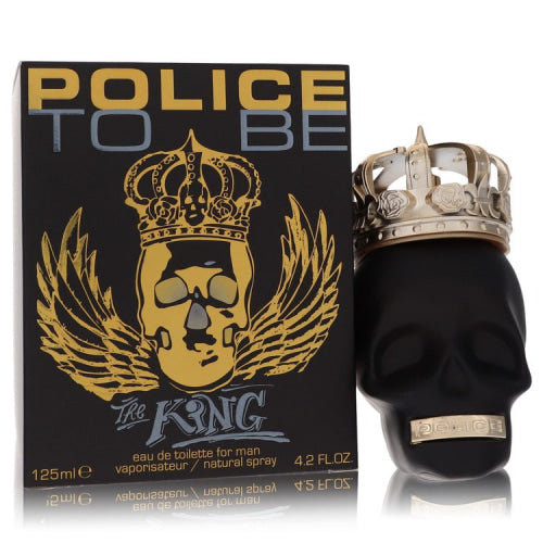 Police To Be The King by Police ColognesEau De Toilette Spray 4.2 oz 4.2 oz / 125 ml / Alcohol, Amber, Woody, Aldehyde, Oils Men