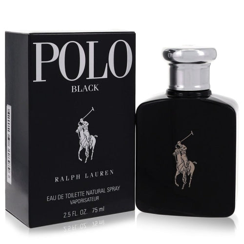 Polo Black by Ralph LaurenEau De Toilette Spray 2.5 oz 2.5 oz / 75 ml / Alcohol, Amber, Woody, Aldehyde, Oils Men