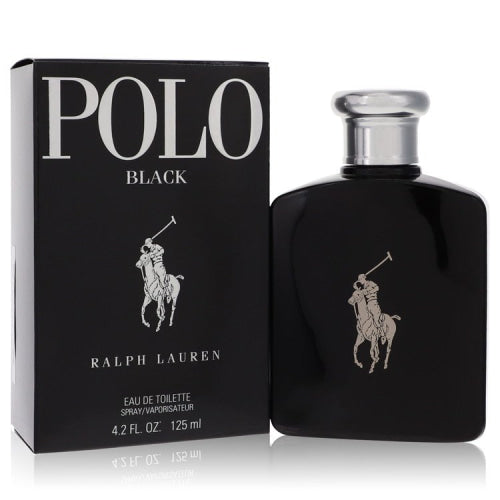 Polo Black by Ralph LaurenEau De Toilette Spray 4.2 oz 4.2 oz / 125 ml / Alcohol, Amber, Woody, Aldehyde, Oils Men