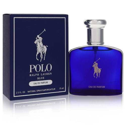 Polo Blue by Ralph LaurenEau De Parfum Spray 2.5 oz 2.5 oz / 75 ml / Alcohol, Amber, Woody, Aldehyde, Oils Men