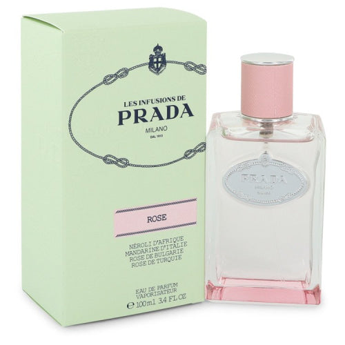 Prada Infusion De Rose by PradaEau De Parfum Spray 3.4 oz 3.4 oz / 100 ml / Alcohol, Amber, Woody, Aldehyde, Oils Women