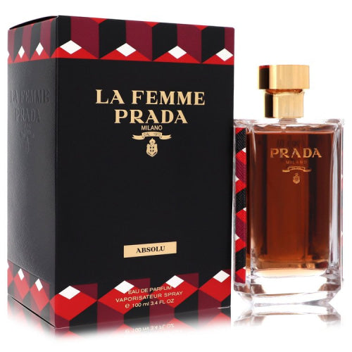 Prada La Femme Absolu by PradaEau De Parfum Spray 3.4 oz 3.4 oz / 100 ml / Alcohol, Amber, Woody, Aldehyde, Oils Women