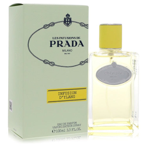 Prada Les Infusions De Infusion D’Ylang by PradaEau De Parfum Spray (Unisex) 3.3 oz 3.3 oz / 100 ml / Alcohol, Amber, Woody, Aldehyde, Oils