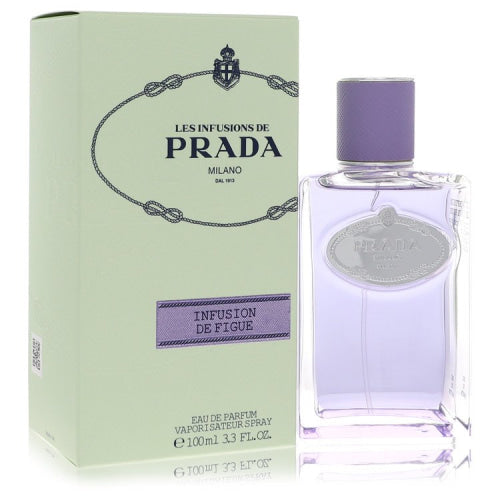 Prada Les Infusions De Infusion De Figue by PradaEau De Parfum Spray (Unisex) 3.3 oz 3.3 oz / 100 ml / Alcohol, Amber, Woody, Aldehyde,