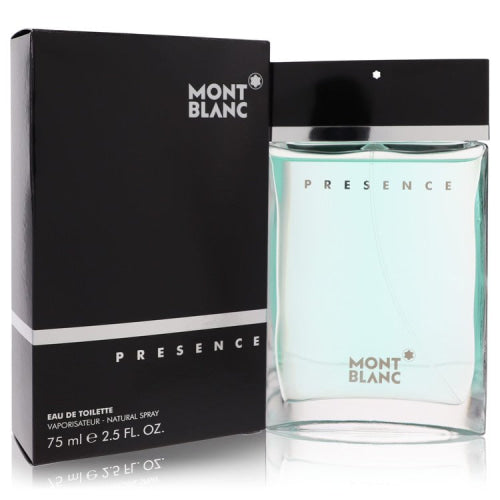 Presence by Mont BlancEau De Toilette Spray 2.5 oz 2.5 oz / 75 ml / Alcohol, Amber, Woody, Aldehyde, Oils Men