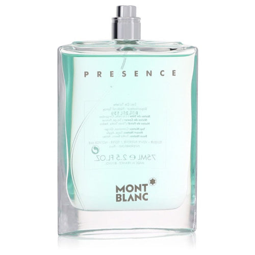 Presence by Mont BlancEau De Toilette Spray (Tester) 2.5 oz 2.5 oz / 75 ml / Alcohol, Amber, Woody, Aldehyde, Oils Men