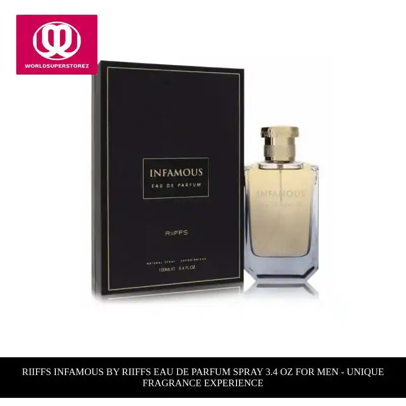 Riiffs Infamous by Riiffs Eau De Parfum Spray 3.4 oz for Men - Unique Fragrance Experience by@Outfy