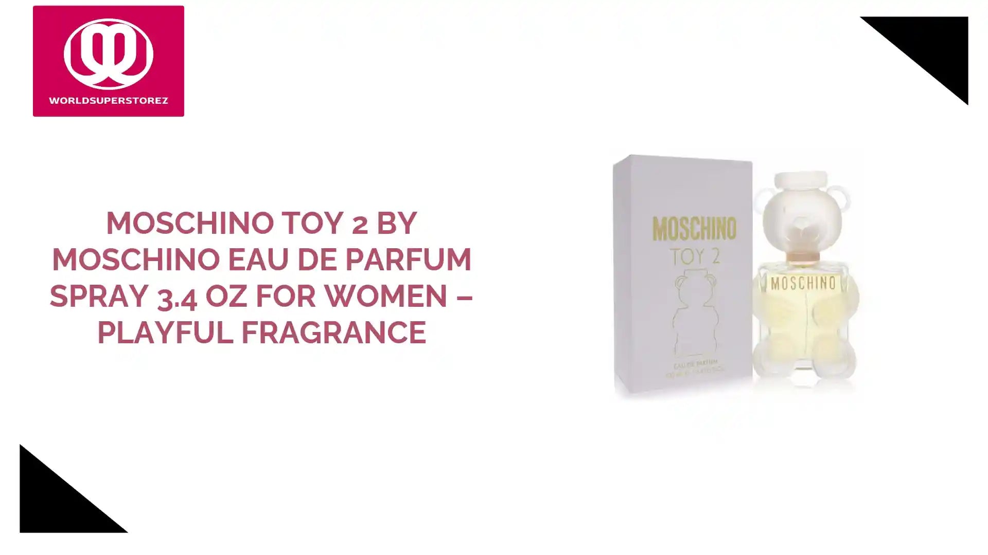 Moschino Toy 2 by Moschino Eau De Parfum Spray 3.4 oz for Women – Playful Fragrance by@Outfy