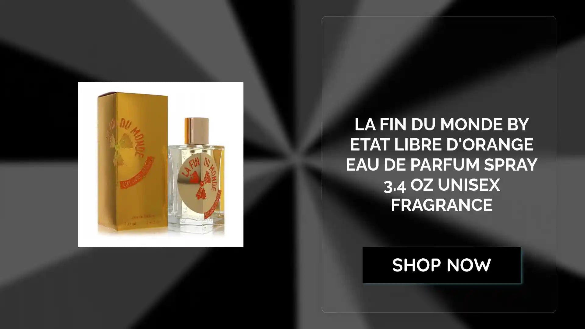 La Fin Du Monde by Etat Libre d'Orange Eau De Parfum Spray 3.4 oz Unisex Fragrance by@Outfy