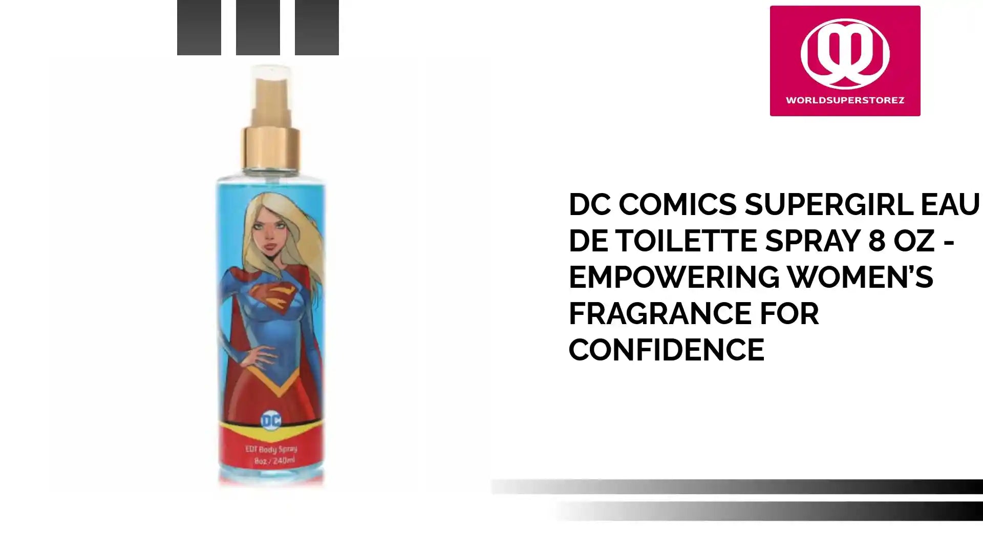 DC Comics Supergirl Eau De Toilette Spray 8 oz - Empowering Women’s Fragrance for Confidence by@Outfy