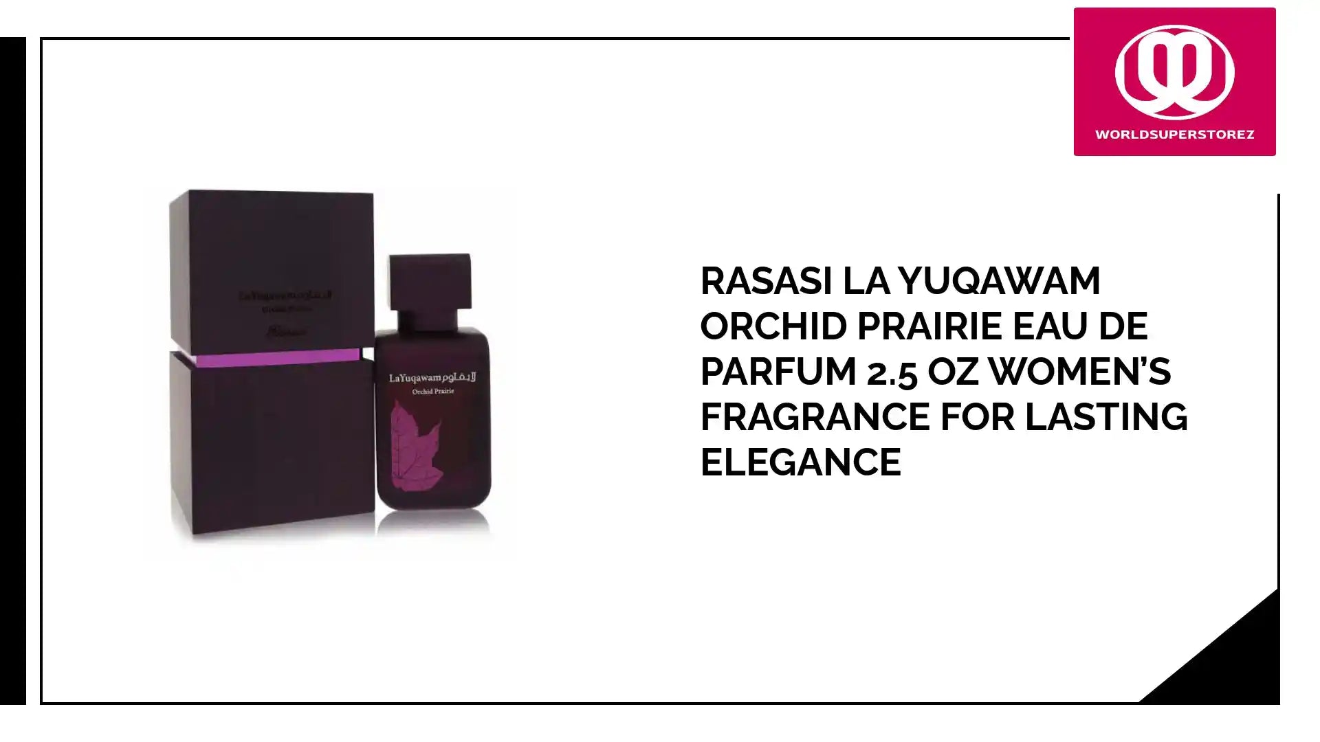 Rasasi La Yuqawam Orchid Prairie Eau De Parfum 2.5 oz Women’s Fragrance for Lasting Elegance by@Outfy