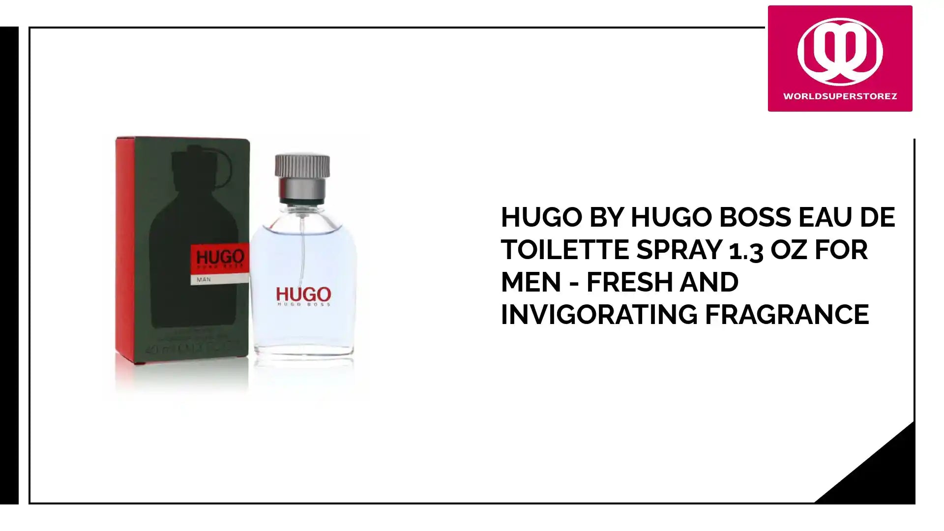Hugo by Hugo Boss Eau De Toilette Spray 1.3 oz for Men - Fresh and Invigorating Fragrance by@Outfy