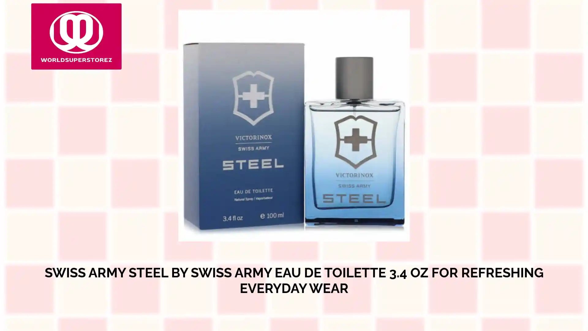 Swiss Army Steel by Swiss Army Eau De Toilette 3.4 oz for Refreshing Everyday Wear by@Outfy