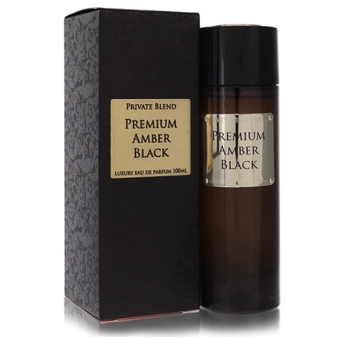 Private Blend Premium Amber Black by Chkoudra ParisEau De Parfum Spray 3.4 oz 3.4 oz / 100 ml / Alcohol, Amber, Woody, Aldehyde, Oils Men