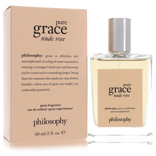 Pure Grace Nude Rose by PhilosophyEau De Toilette Spray 2 oz 2 oz / 60 ml / Alcohol, Amber, Woody, Aldehyde, Oils Women