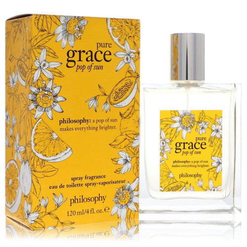 Pure Grace Pop Of Sun by PhilosophyEau De Toilette Spray 4 oz 4 oz / 120 ml / Alcohol, Amber, Woody, Aldehyde, Oils Women