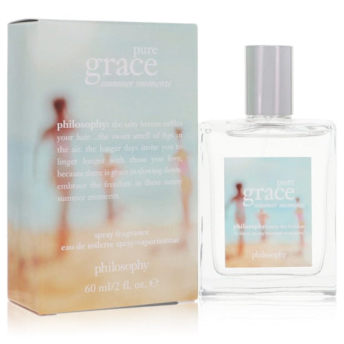 Pure Grace Summer Moments by PhilosophyEau De Toilette Spray 2 oz 2 oz / 60 ml / Alcohol, Amber, Woody, Aldehyde, Oils Women