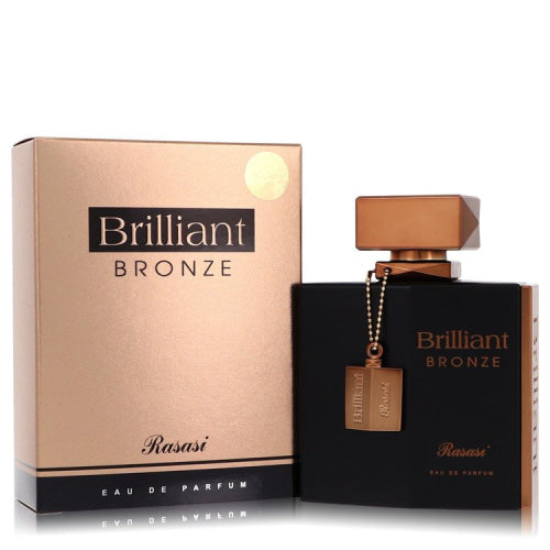 Rasasi Brillant Bronze by RasasiEau De Parfum Spray (Unisex) 3.3 oz 3.3 oz / 100 ml / Alcohol, Amber, Woody, Aldehyde, Oils Unisex