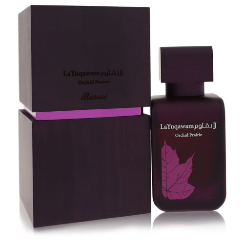 Rasasi La Yuqawam Orchid Prairie by RasasiEau De Parfum Spray 2.5 oz 2.5 oz / 75 ml / Alcohol, Amber, Woody, Aldehyde, Oils Women