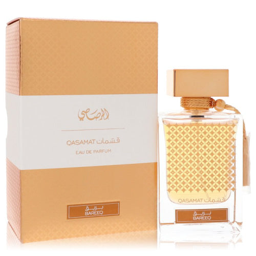 Rasasi Qasamat Bareeq by RasasiEau De Parfum Spray (Unisex) 2.2 oz 2.2 oz / 65 ml / Alcohol, Amber, Woody, Aldehyde, Oils Unisex