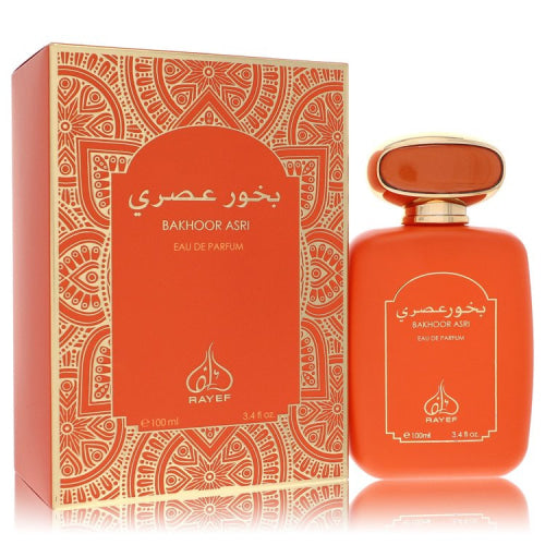 Rayef Bakhoor Al Asri by RayefEau De Parfum Spray (Unisex) 3.4 oz 3.4 oz / 100 ml / Alcohol, Amber, Woody, Aldehyde, Oils Unisex
