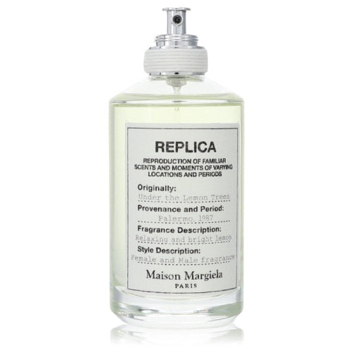 Replica Under The Lemon Trees by Maison MargielaEau De Toilette Spray (Unisex Tester) 3.4 oz 3.4 oz / 100 ml / Alcohol, Amber, Woody,