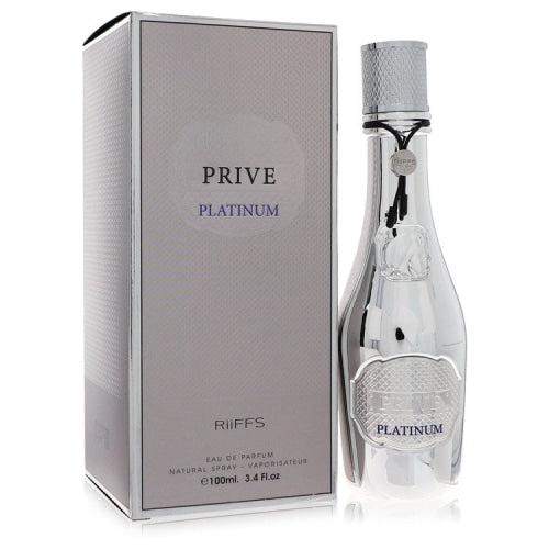 Riiffs Prive Platinum by RiiffsEau De Parfum Spray 3.4 oz 3.4 oz / 100 ml / Alcohol, Amber, Woody, Aldehyde, Oils Men