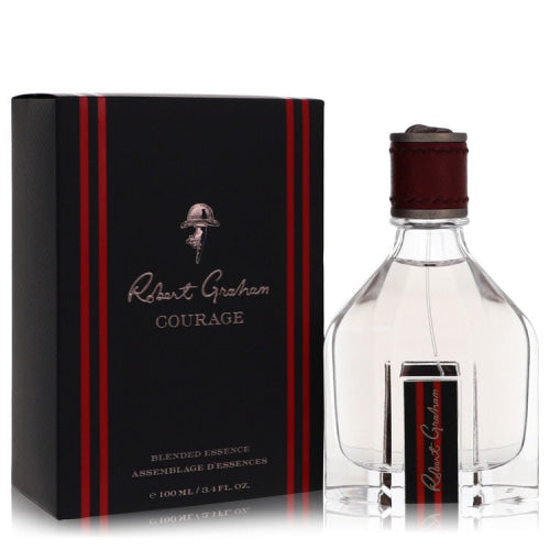 Robert Graham Courage by Robert GrahamBlended Essence 3.4 oz 3.4 oz / 100 ml / Alcohol, Amber, Woody, Aldehyde, Oils Men