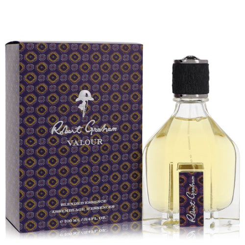 Robert Graham Valour by Robert GrahamBlended Essence Spray 3.4 oz 3.4 oz / 100 ml / Alcohol, Amber, Woody, Aldehyde, Oils Men
