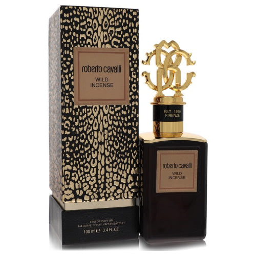 Roberto Cavalli Wild Incense by Roberto CavalliEau De Parfum Spray (Unisex) 3.4 oz 3.4 oz / 100 ml / Alcohol, Amber, Woody, Aldehyde, Oils