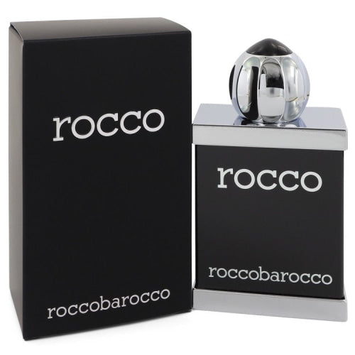 Rocco Black by RoccobaroccoEau De Toilette Spray 3.4 oz 3.4 oz / 100 ml / Alcohol, Amber, Woody, Aldehyde, Oils Men
