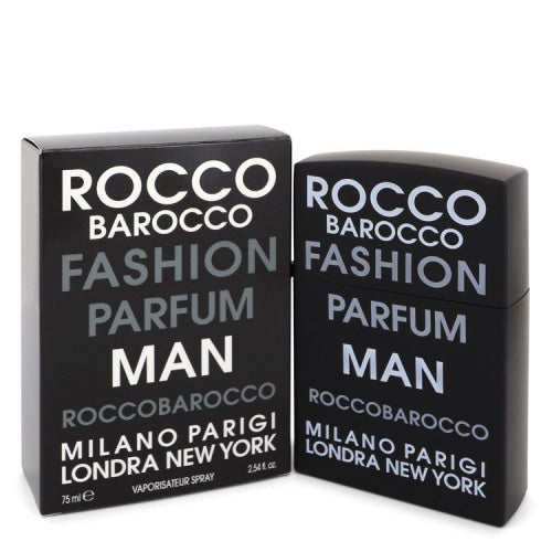 Roccobarocco Fashion by RoccobaroccoEau De Toilette Spray 2.54 oz 2.54 oz / 75 ml / Alcohol, Amber, Woody, Aldehyde, Oils Men